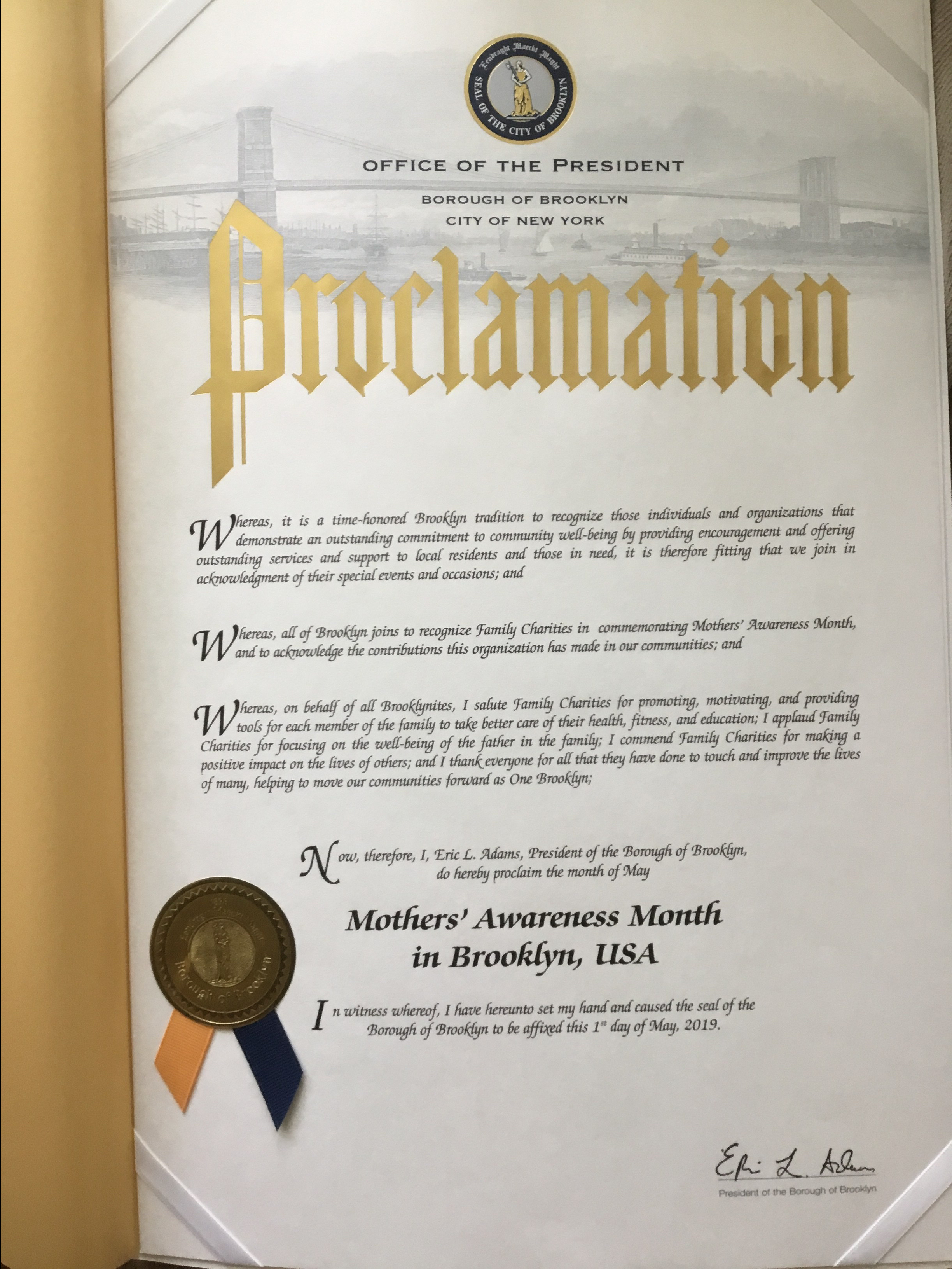 Brooklyn Mothers Awareness Month