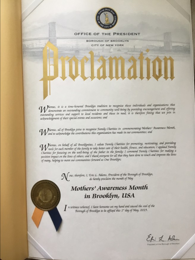 Brooklyn Mothers Awareness Month